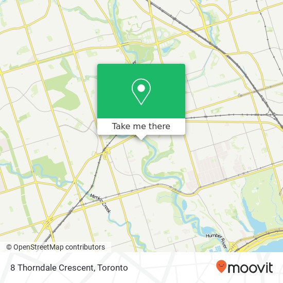 8 Thorndale Crescent map