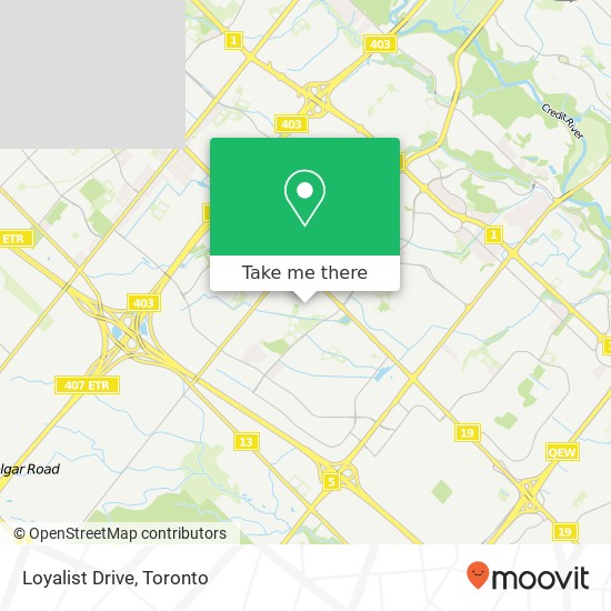 Loyalist Drive map