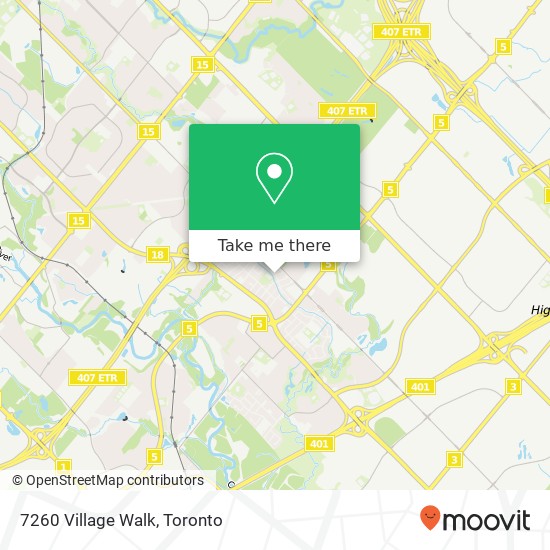 7260 Village Walk map