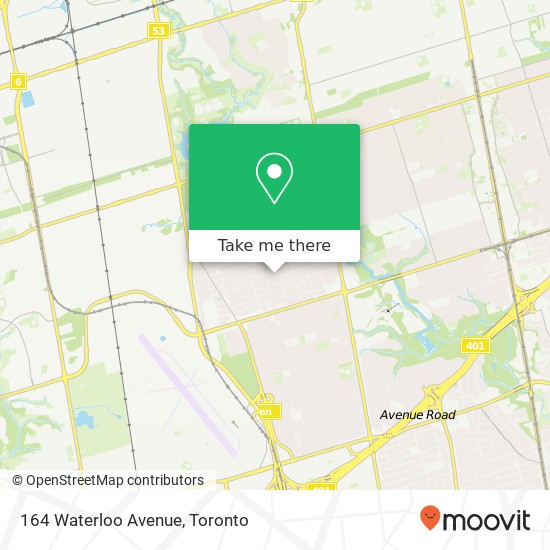 164 Waterloo Avenue map