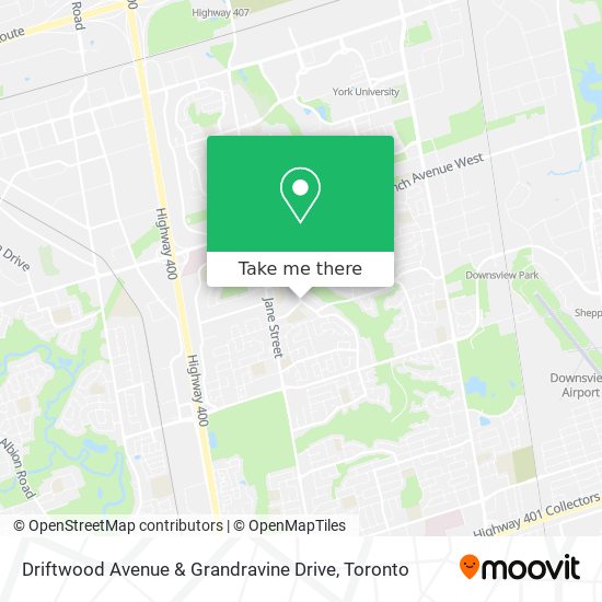 Driftwood Avenue & Grandravine Drive map