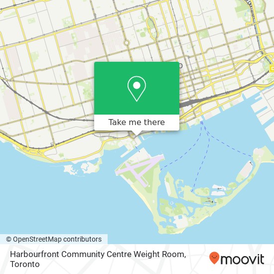 Harbourfront Community Centre Weight Room map