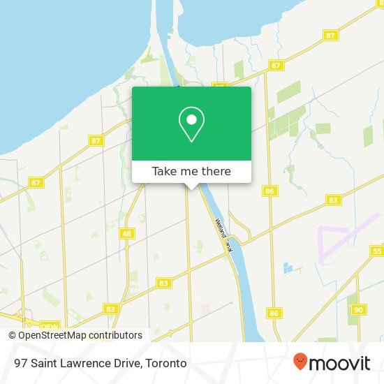 97 Saint Lawrence Drive map
