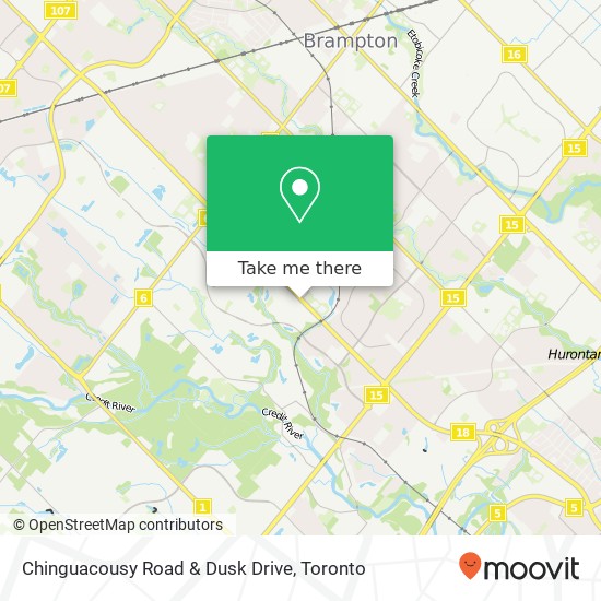 Chinguacousy Road & Dusk Drive map