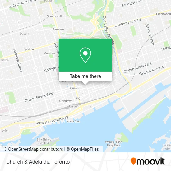 Church & Adelaide map