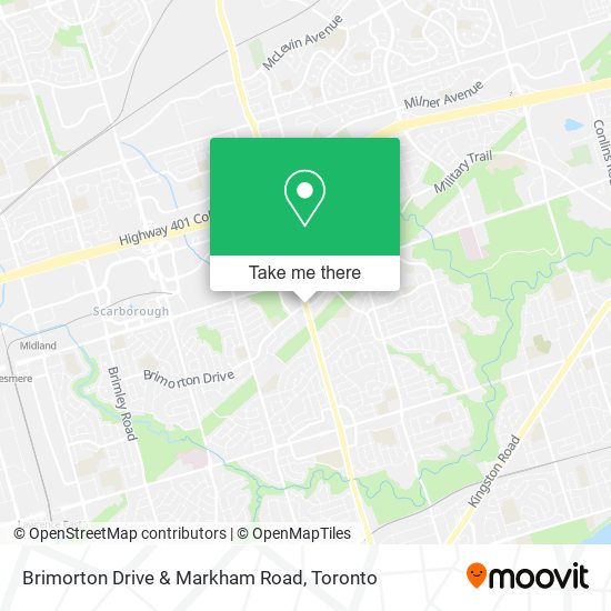 Brimorton Drive & Markham Road map
