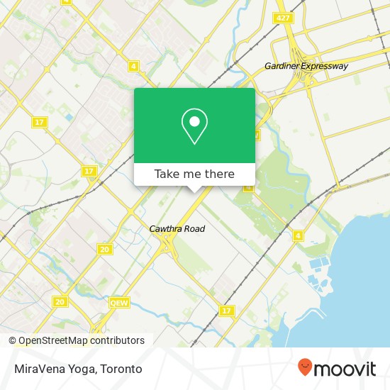 MiraVena Yoga map