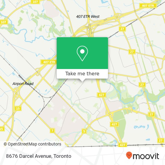 8676 Darcel Avenue map