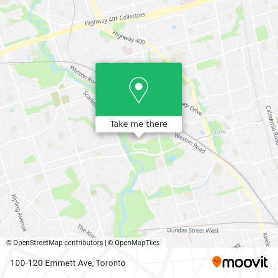 100-120 Emmett Ave map