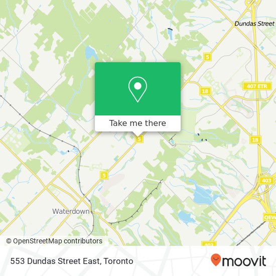 553 Dundas Street East map