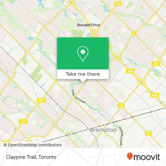 Claypine Trail map