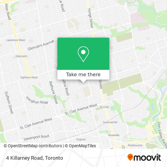 4 Killarney Road map