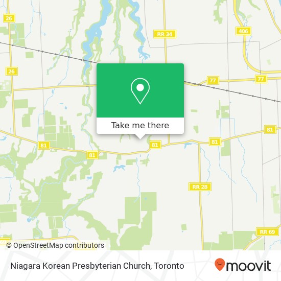 Niagara Korean Presbyterian Church map