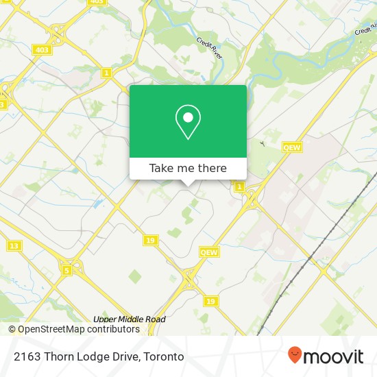 2163 Thorn Lodge Drive map