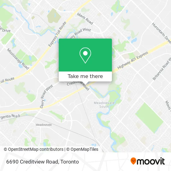 6690 Creditview Road map