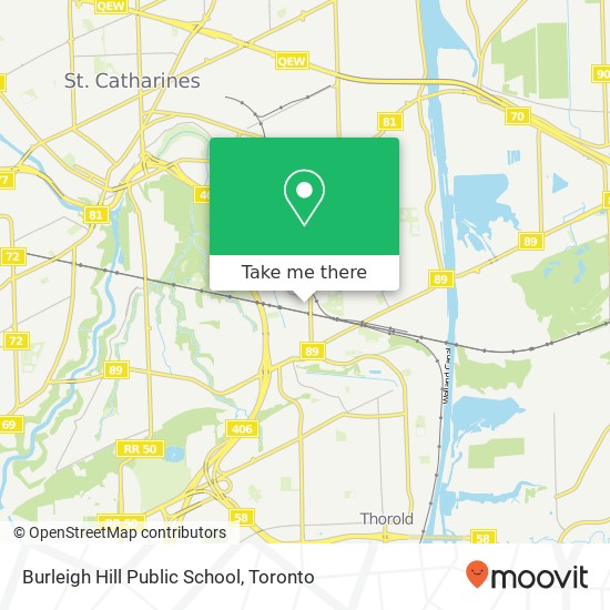 Burleigh Hill Public School map