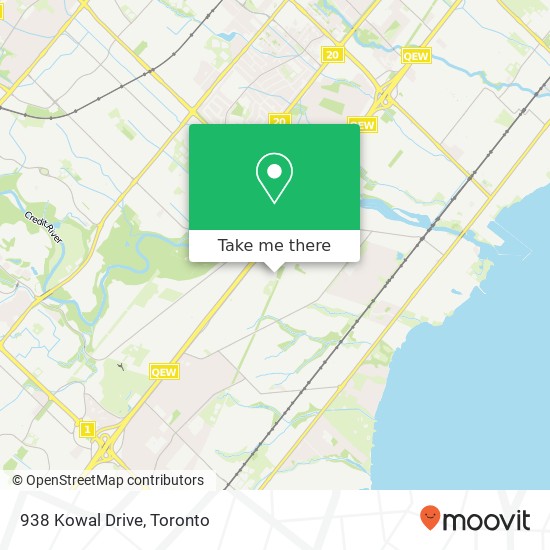 938 Kowal Drive map