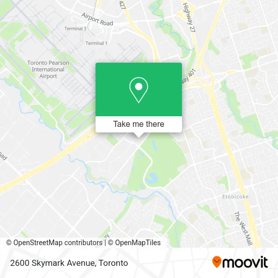 2600 Skymark Avenue map