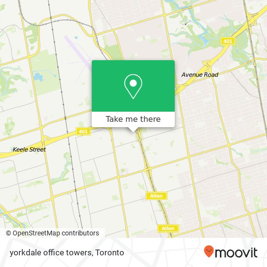 yorkdale office towers map