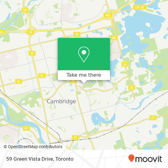 59 Green Vista Drive map