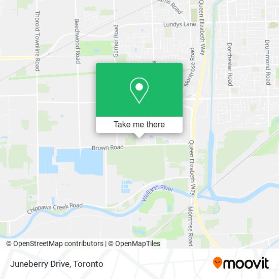 Juneberry Drive map