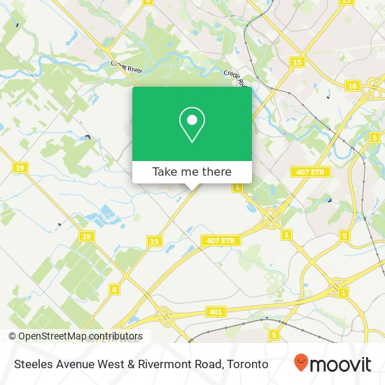 Steeles Avenue West & Rivermont Road plan