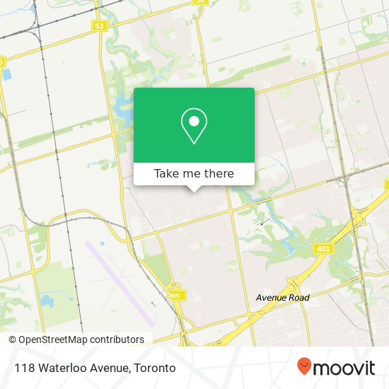 118 Waterloo Avenue map