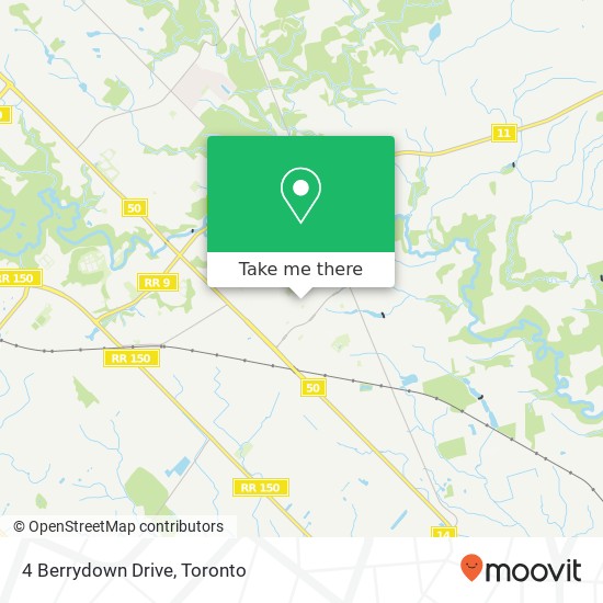 4 Berrydown Drive map