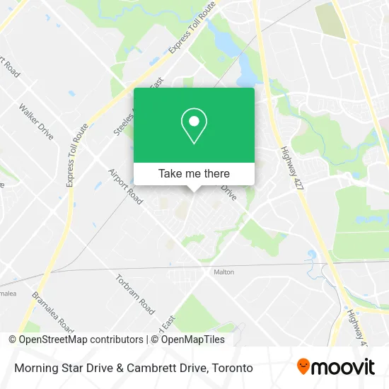 Morning Star Drive & Cambrett Drive map