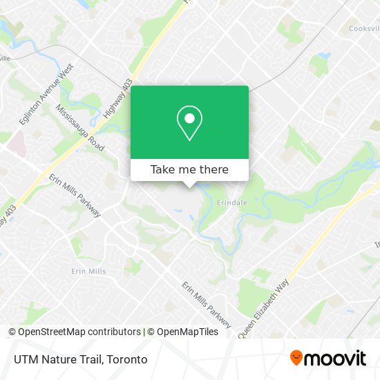 UTM Nature Trail map