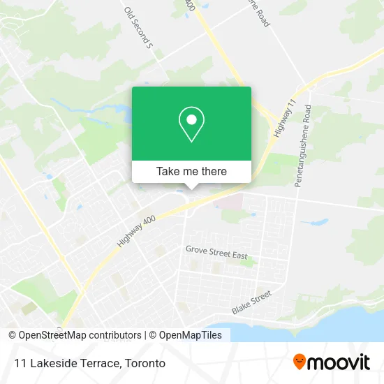 11 Lakeside Terrace map