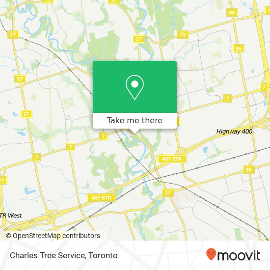 Charles Tree Service map