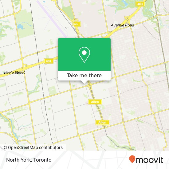 North York map