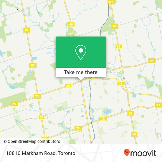 10810 Markham Road map