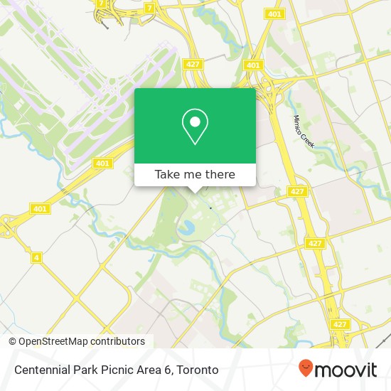 Centennial Park Picnic Area 6 map