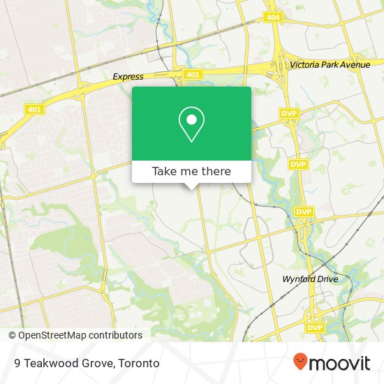 9 Teakwood Grove map