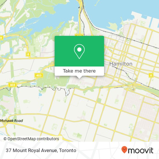 37 Mount Royal Avenue map
