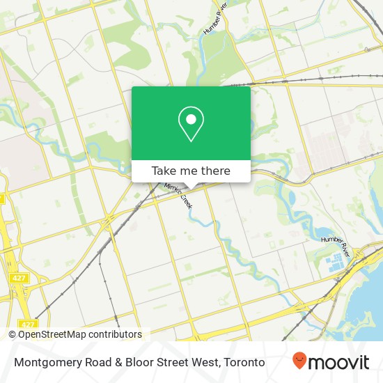 Montgomery Road & Bloor Street West plan