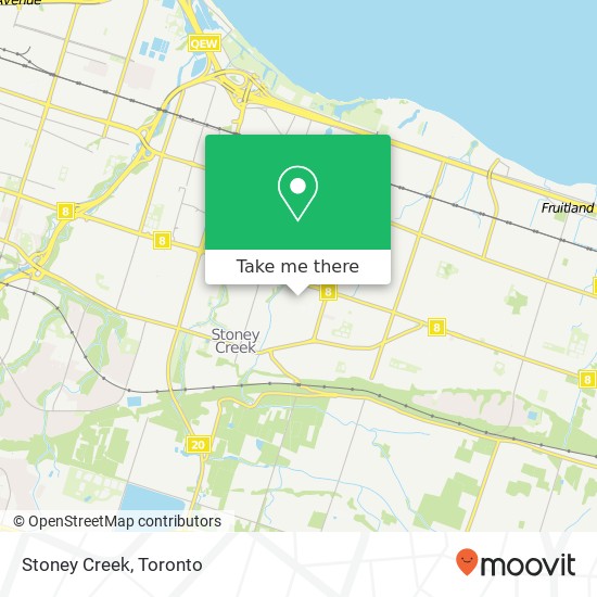 Stoney Creek map