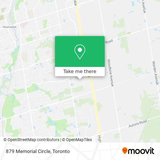 879 Memorial Circle map