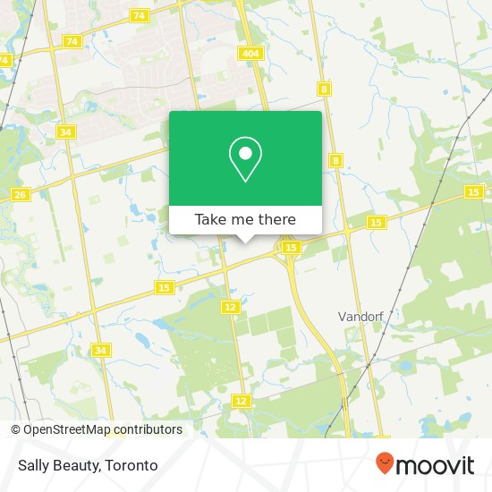 Sally Beauty map