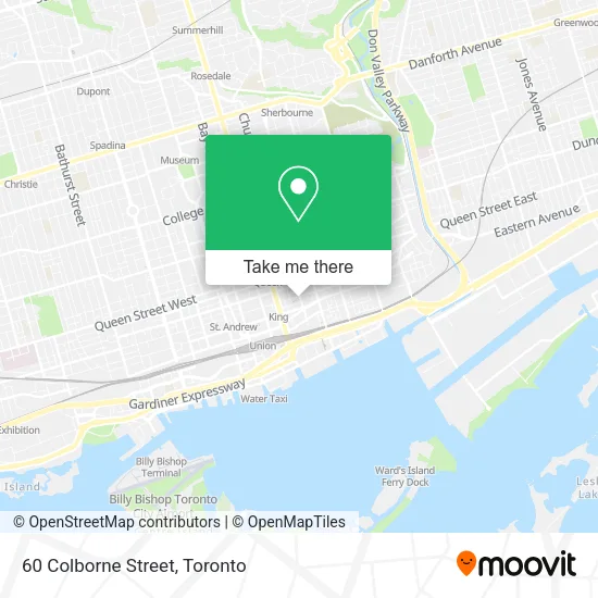 60 Colborne Street map
