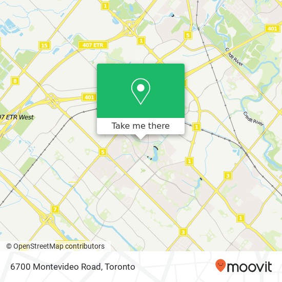 6700 Montevideo Road map