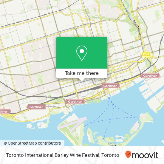 Toronto International Barley Wine Festival map