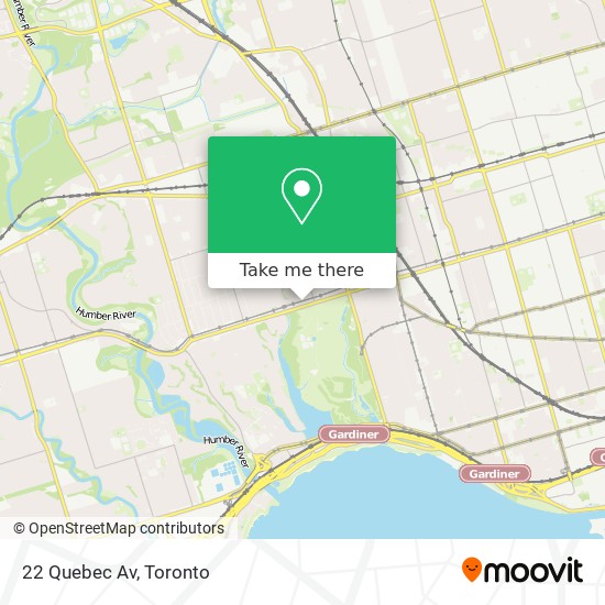 22 Quebec Av map