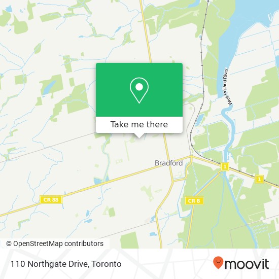 110 Northgate Drive map