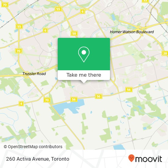 260 Activa Avenue map