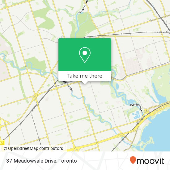 37 Meadowvale Drive map