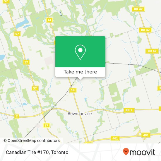 Canadian Tire #170 map