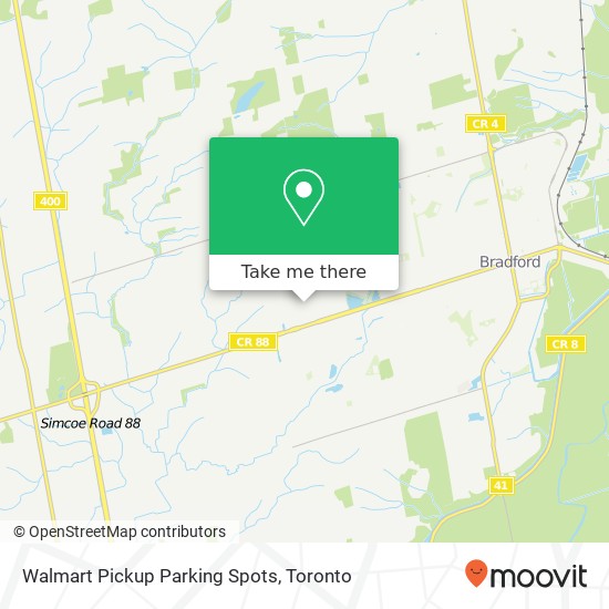 Walmart Pickup Parking Spots map